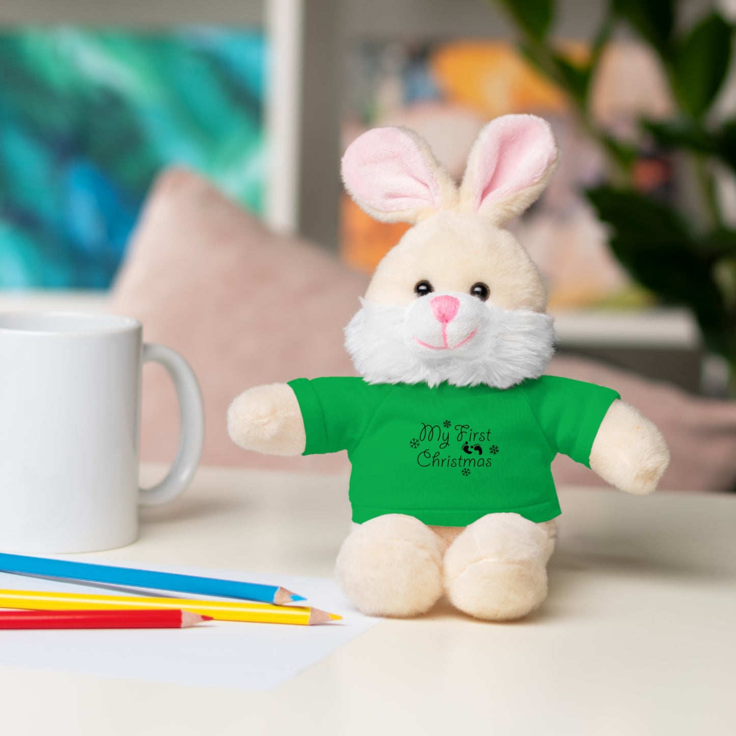 Baby's 1st Christmas Stuffed Animals with Tee