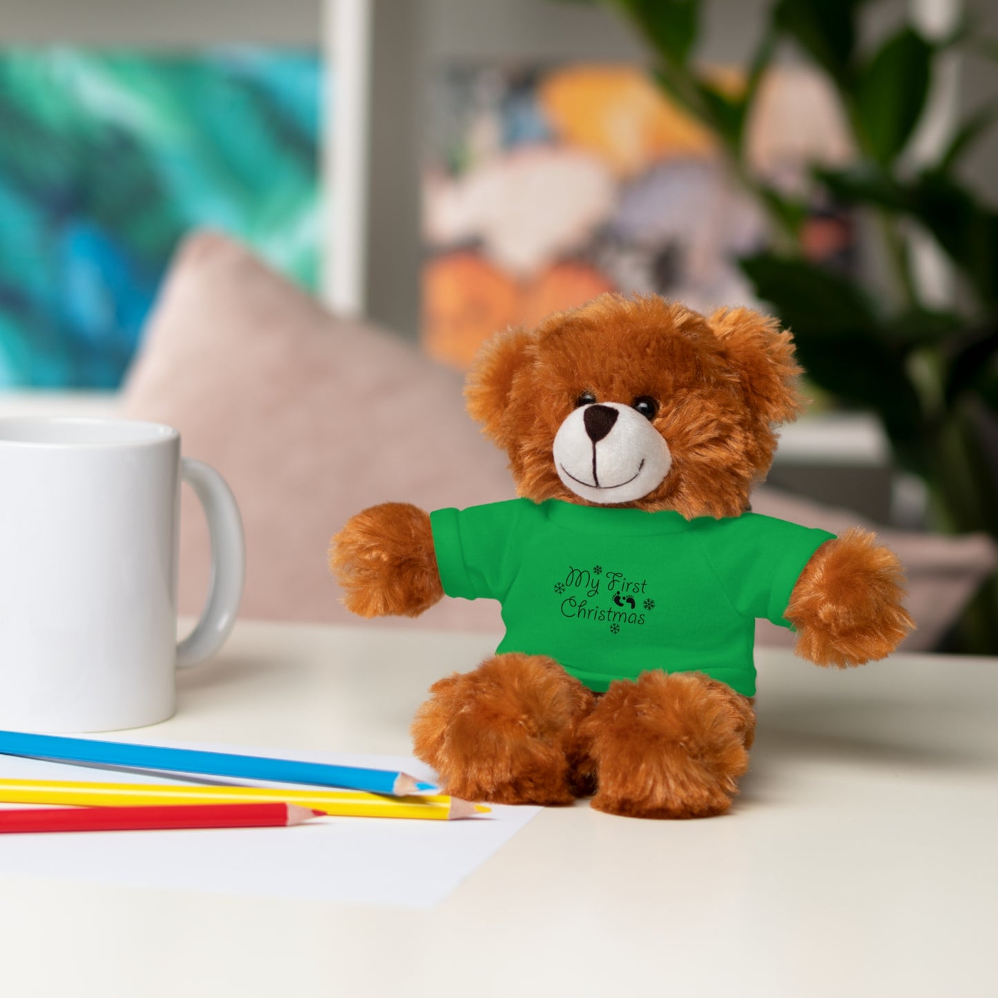 Baby's 1st Christmas Stuffed Animals with Tee