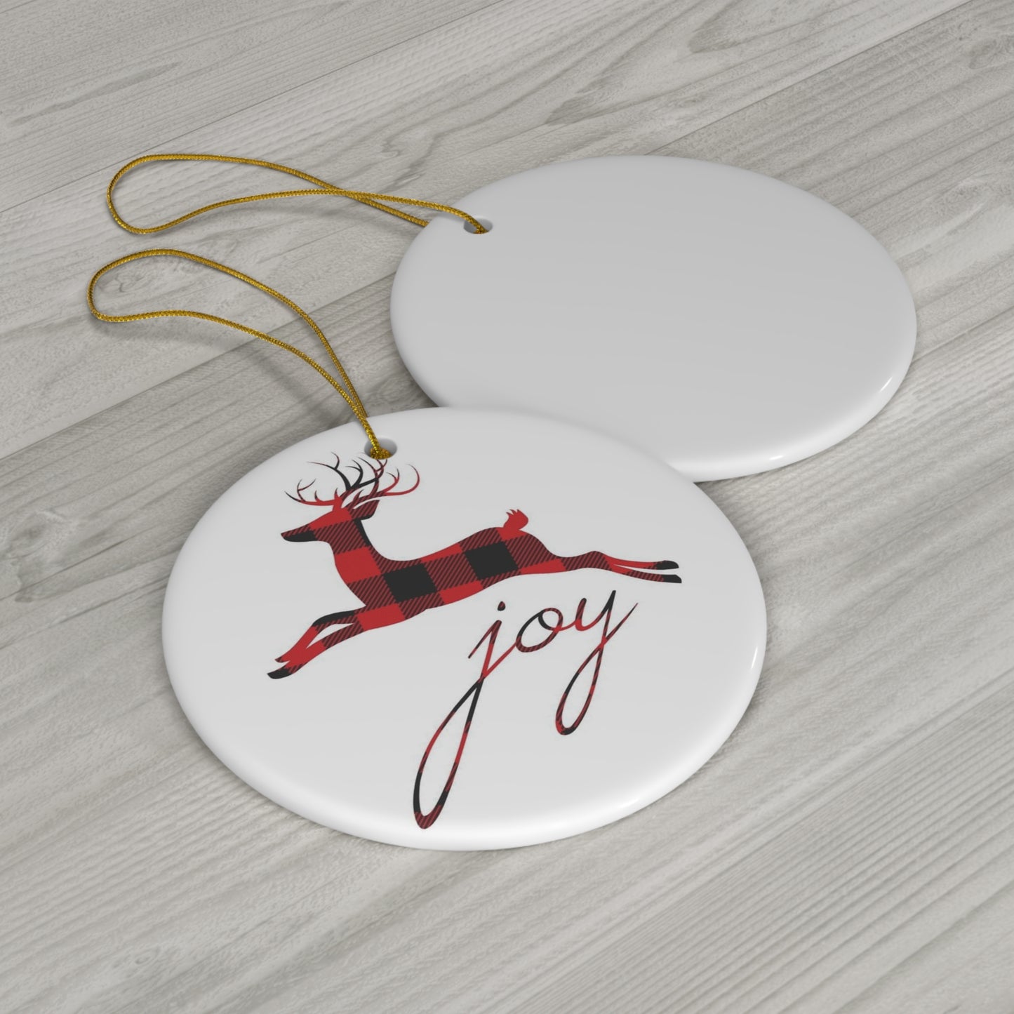 Ceramic Ornament, 4 Shapes