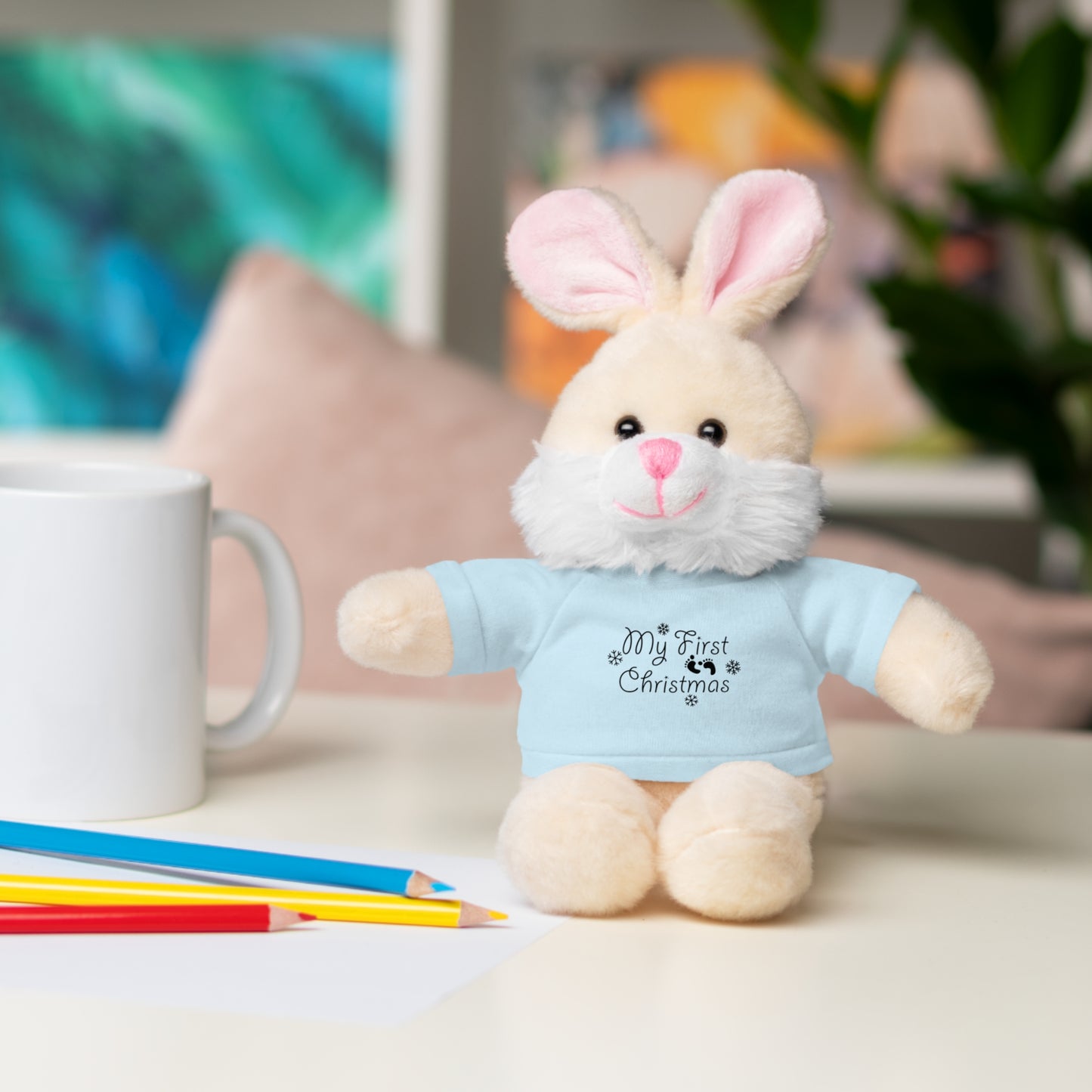Baby's 1st Christmas Stuffed Animals with Tee