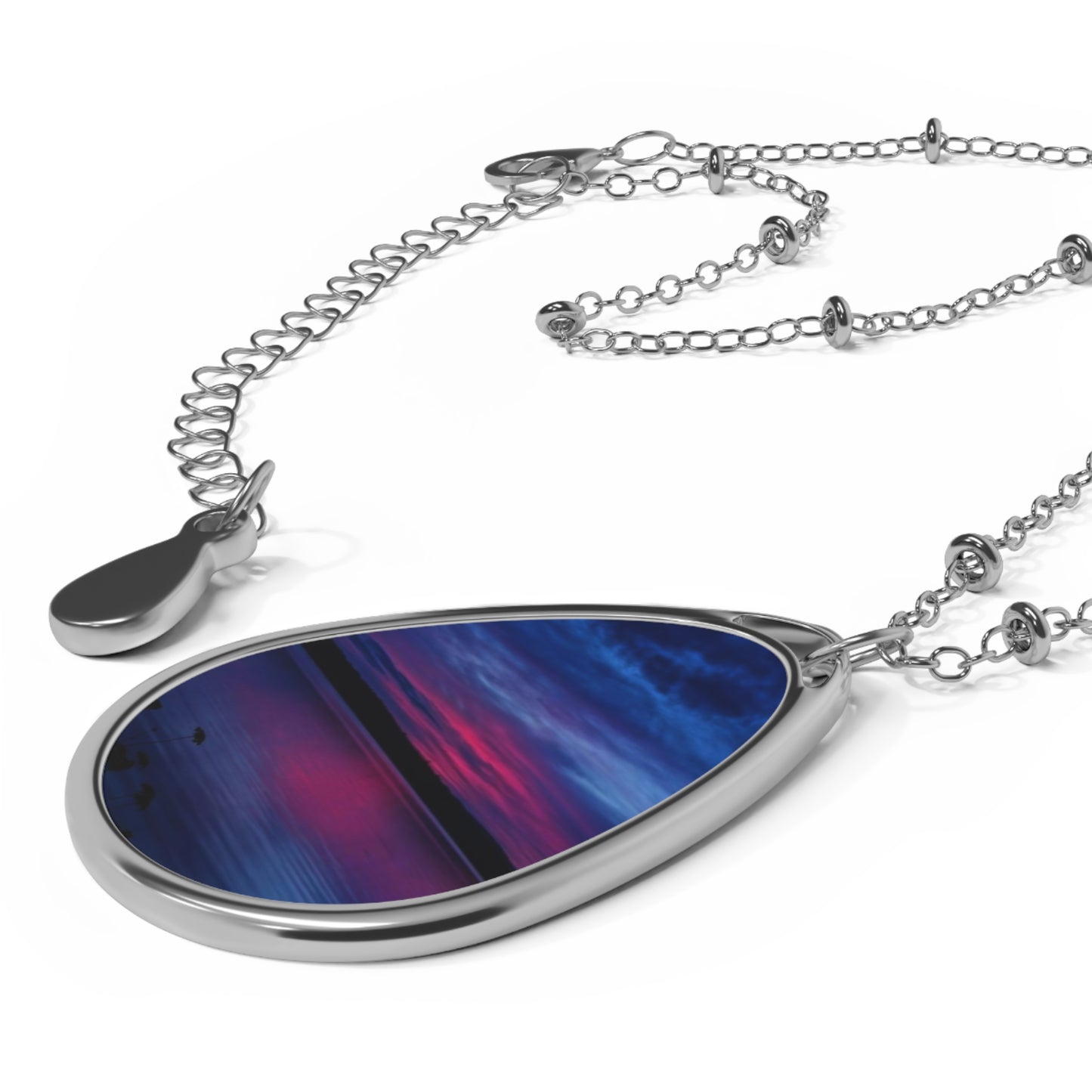 Sunset Oval Necklace