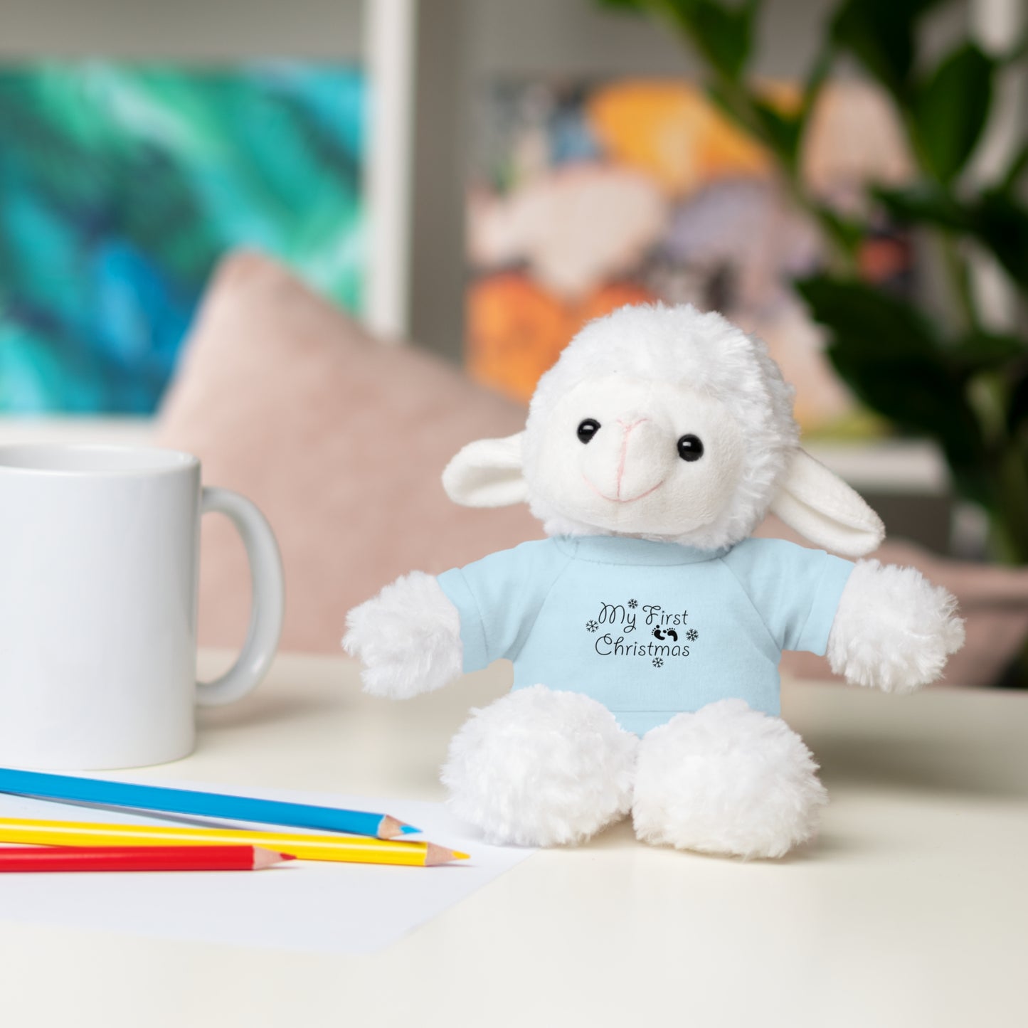 Baby's 1st Christmas Stuffed Animals with Tee