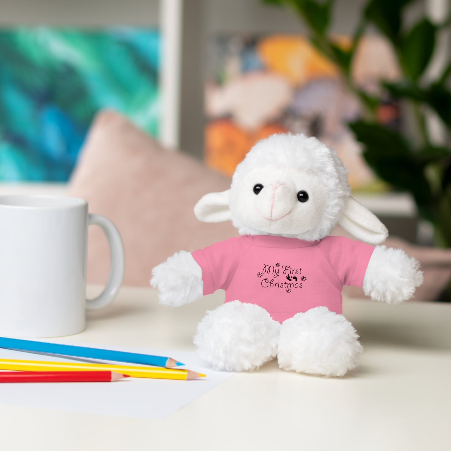 Baby's 1st Christmas Stuffed Animals with Tee