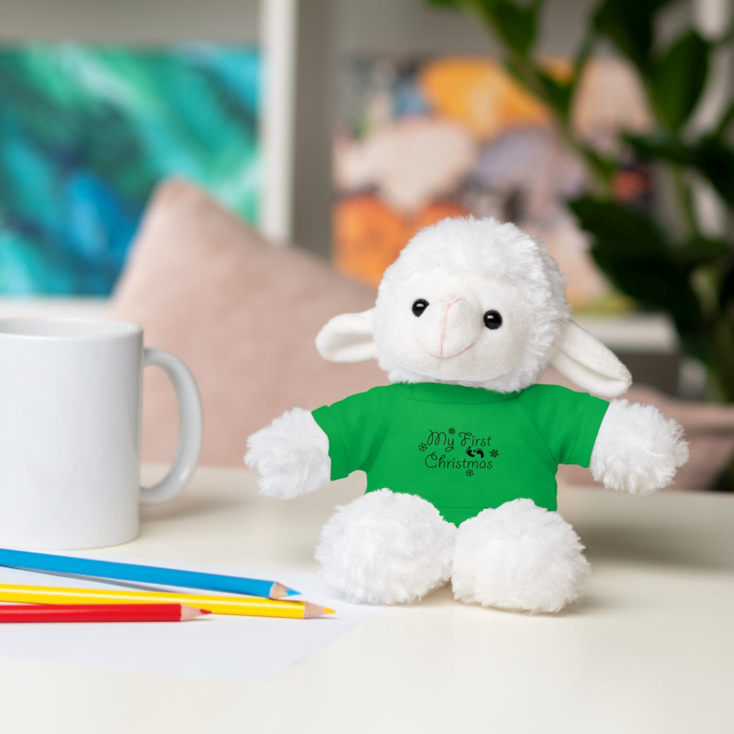 Baby's 1st Christmas Stuffed Animals with Tee