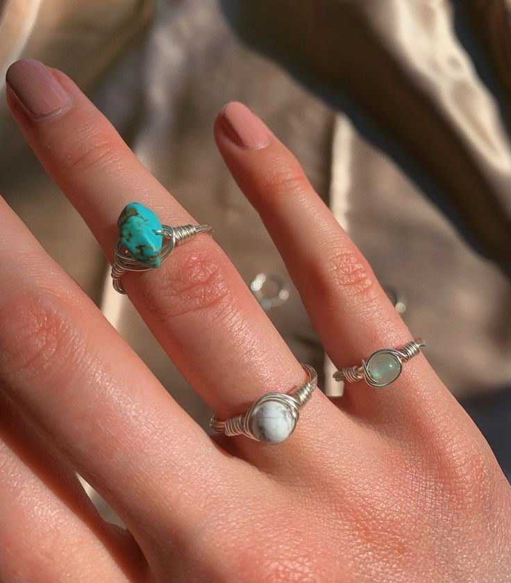 Crystal rings